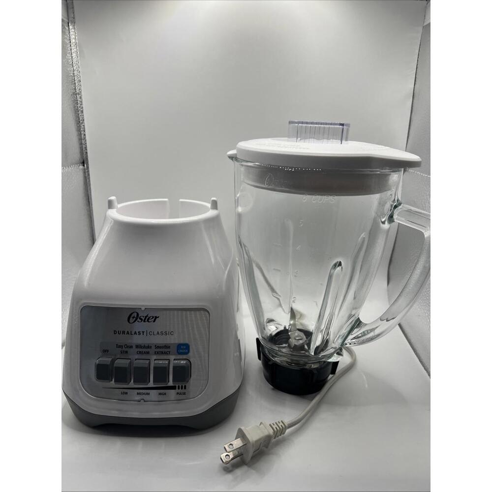 Oster DURALAST Classic Blender BLSTSG-W00-000 6 Cup 4 Speed w/pulse READ DESCRIP